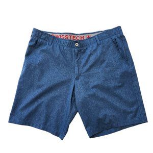 Swiss Tech Lightweight Blue Casual Sport Shorts Men's Size 40